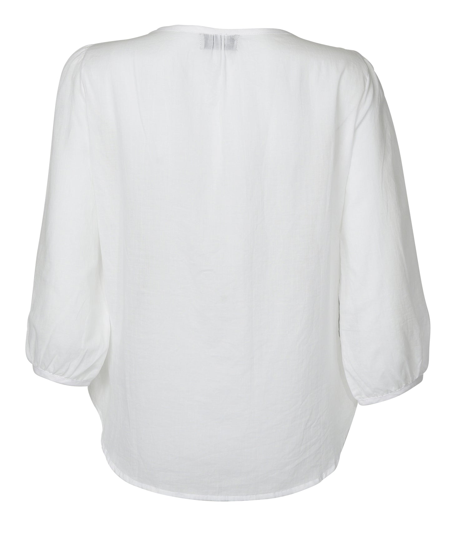 Women's white cotton pintuck shirt | 100% Cotton | Donnah